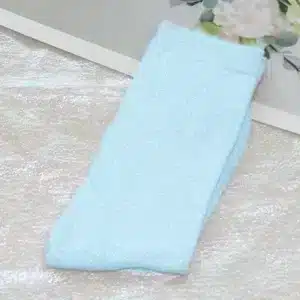 Chaussettes à paillettes bleu clair 1