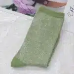 29 couleurs mode sexy chaussettes brillantes style coréen or argent chaussettes en soie design de luxe haute qualité chaussettes pour femmes 10