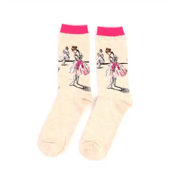 Chaussettes "Classe de danse" Edgar Degas 1