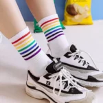 Chaussettes arc en ciel 5