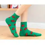 Chaussettes cerise 22