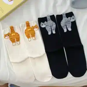 Chaussettes rigolotes chat 1