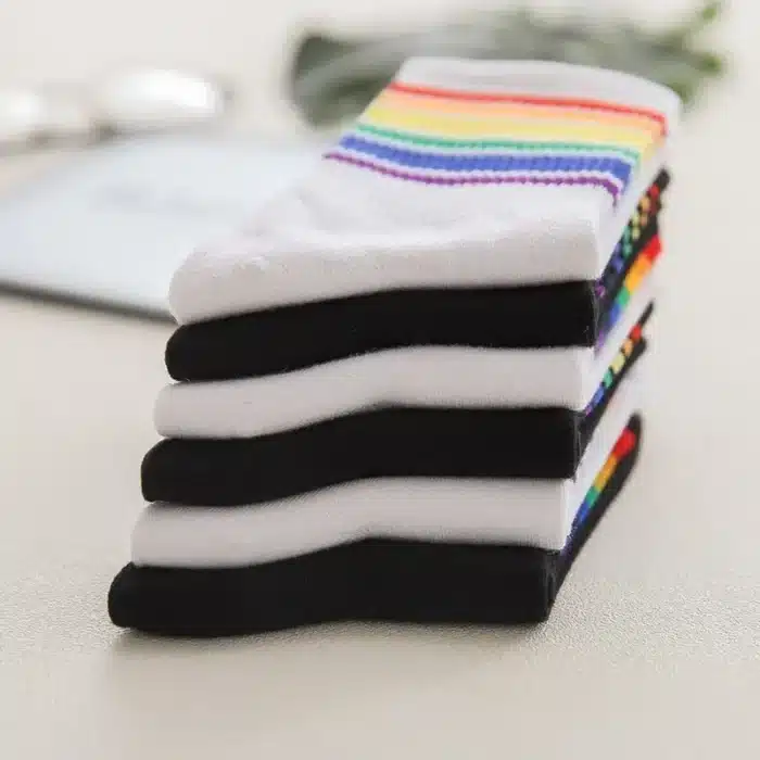 Chaussettes arc en ciel 3