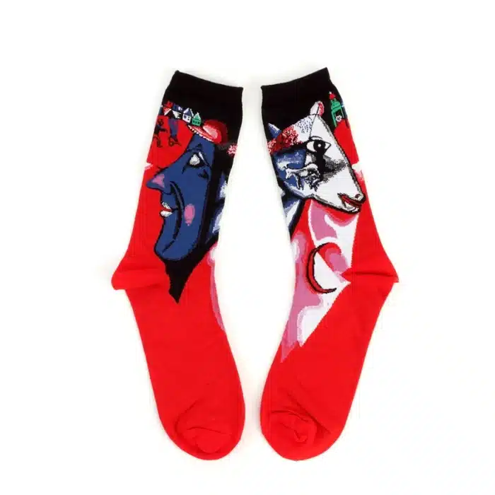 Chaussettes "Moi et le Village" Marc Chagall 1