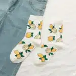 Chaussettes citron 1