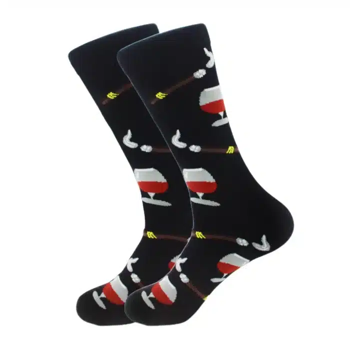 Chaussettes verre de vin 1