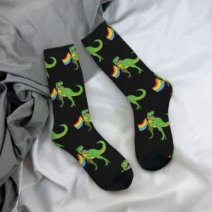 Chaussettes dinosaure "LGBT" 1