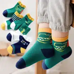 Chaussettes dinosaure enfant (x5)