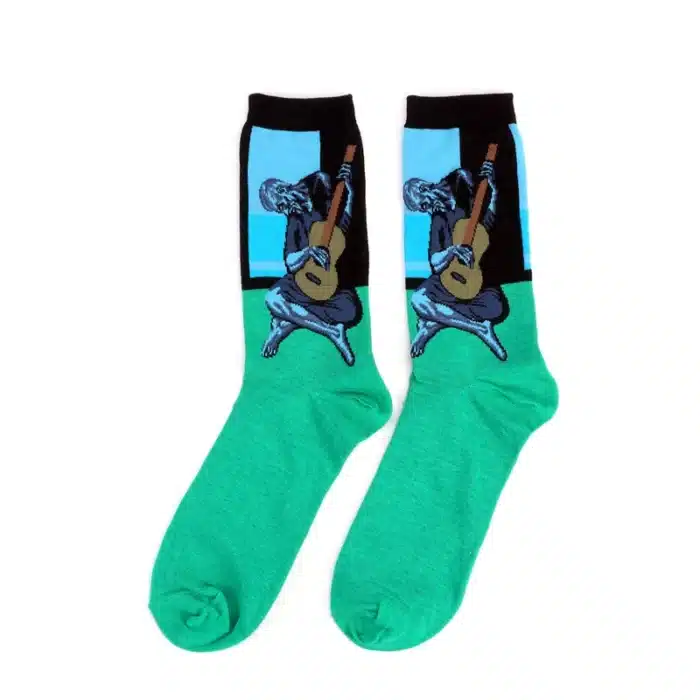 Chaussettes "Le Vieux Guitariste aveugle" Pablo Picasso 1