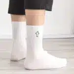 Chaussettes croix chrétienne 4