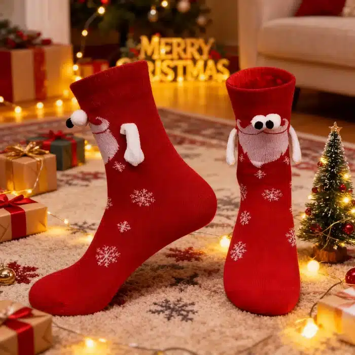 Chaussettes Noël drole 5
