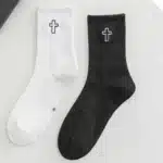 Chaussettes croix chrétienne 1